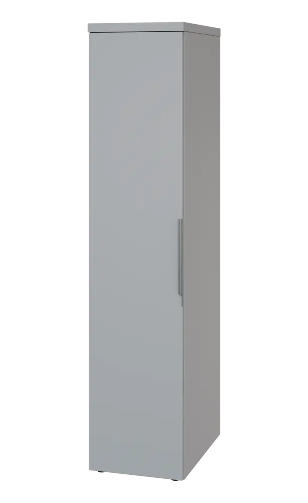 SIST 5 - 42 šatní skříň, 1-dveřová, tyč, levá, 1820x400x600, šedá